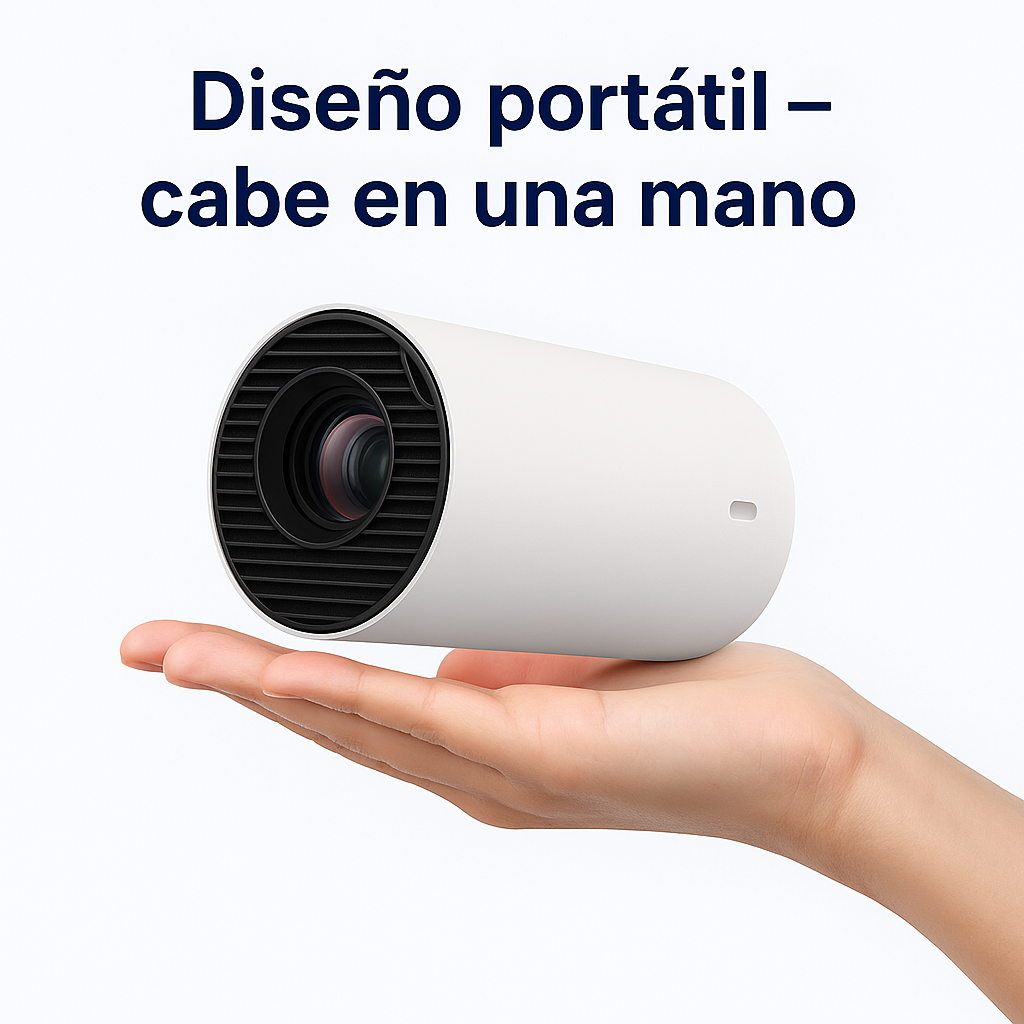 Proyector M300 Max™ Portátil: Diversión para ellos, tranquilidad para ti.