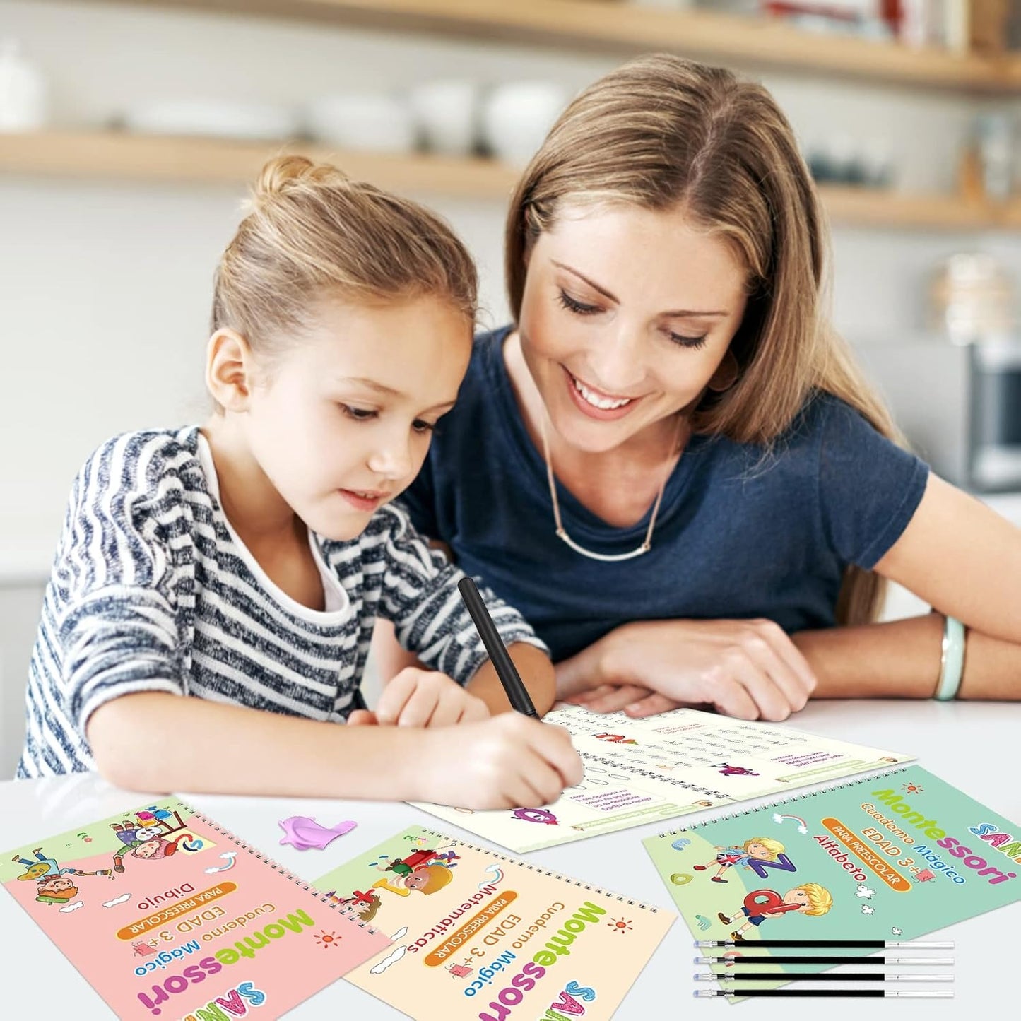 E-Book interactivo niños 3-8 años Montessori - Regalo educativo desarrollo infantil