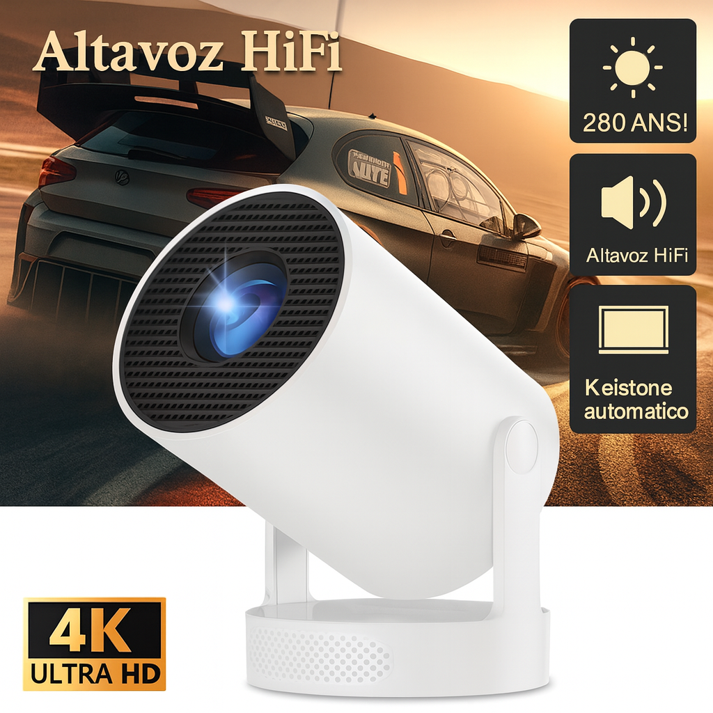 Proyector M300 Max™ Portátil: Diversión para ellos, tranquilidad para ti.