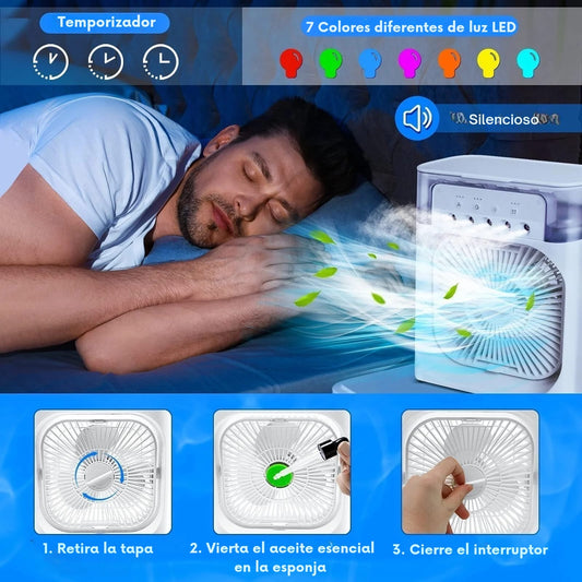 🧊 IceBreezy™ – Enfría, humidifica y ambienta tu verano