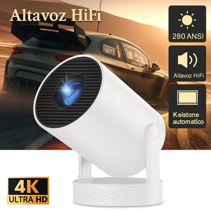 Proyector M300 Max™ Portátil: Diversión para ellos, tranquilidad para ti.