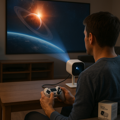 Proyector M300 Max™ Portátil: Diversión para ellos, tranquilidad para ti.