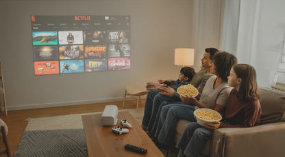 Proyector M300 Max™ Portátil: Diversión para ellos, tranquilidad para ti.